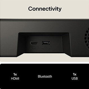 LG 2.0 Channel Sound Bar - Black | US20A.CGBRLLK