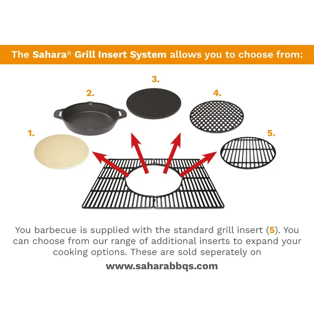 Sahara Forge 60 Charcoal BBQ - 61cm