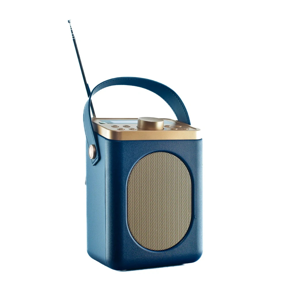 Majority Little Shelford Portable DAB Radio with Bluetooth - Blue | LSHDABMIDUK
