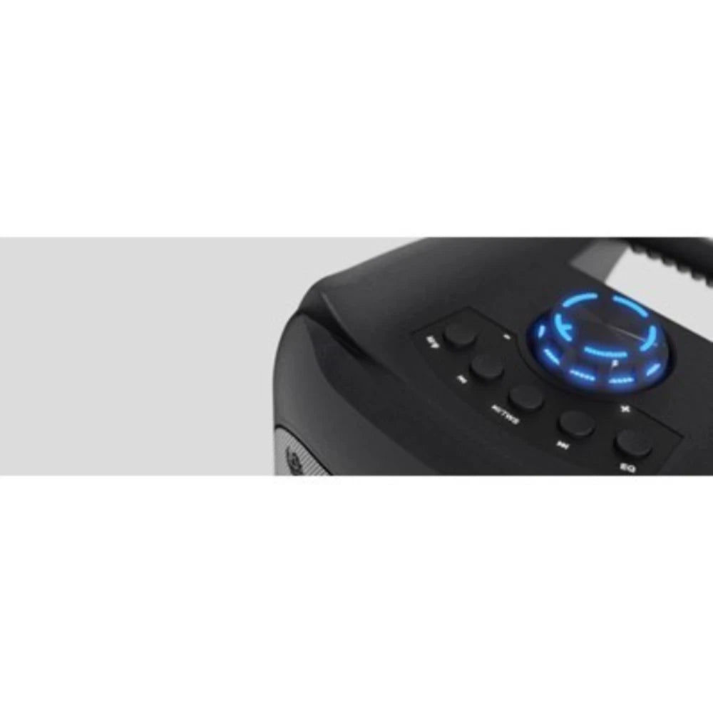 Majority PS100 Portable Wireless Bluetooth Party Speaker with Karaoke Micophone - Black | 1000002991