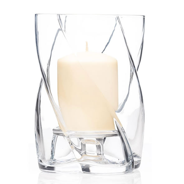 Newgrange Living Roisin Hurricane Pillar Candle Holder 13.5cm