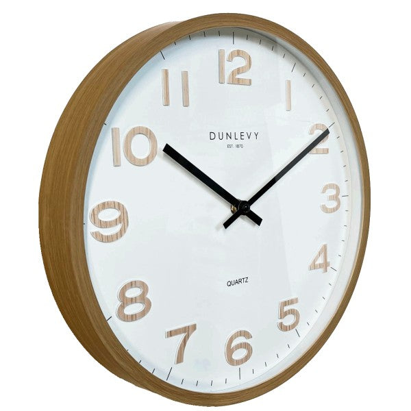Dunlevy Simple Wall Clock 16 Inch - Grey | CL2016G