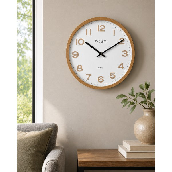 Dunlevy Simple Wall Clock 16 Inch - Grey | CL2016G