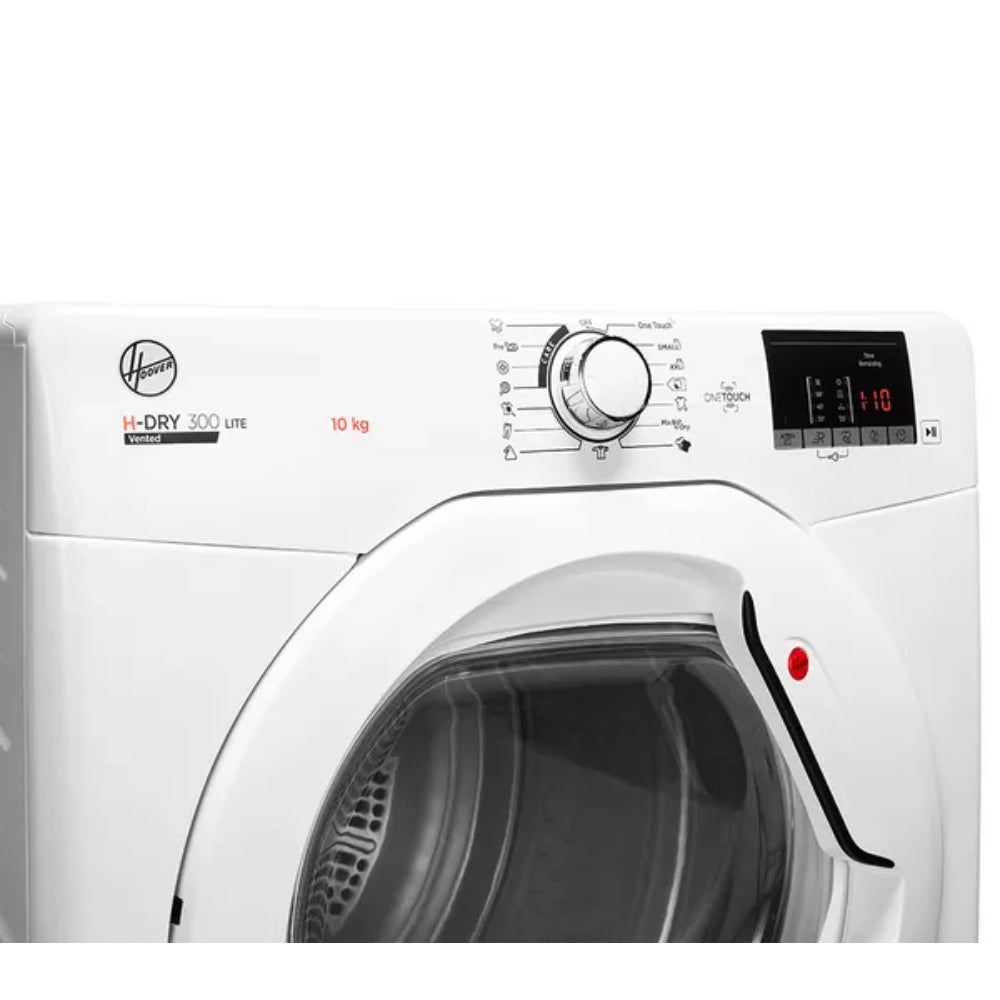 Hoover 10kg Vented Tumble Dryer - White | HLEV10DG-80