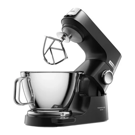 Kenwood Titanium Chef Baker Mixer 1200w - Black | KVC85.004BK