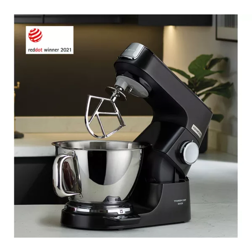 Kenwood Titanium Chef Baker Mixer 1200w - Black | KVC85.004BK