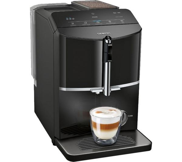 Siemens EQ300 Fully Automatic Bean to Cup Coffee Machine - Black | TF301G19