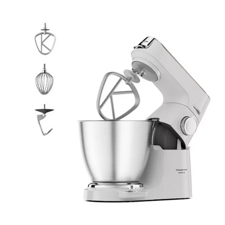 Kenwood Titanium Chef Baker XL Stand Mixer 1200W - White | KVL65.001WH