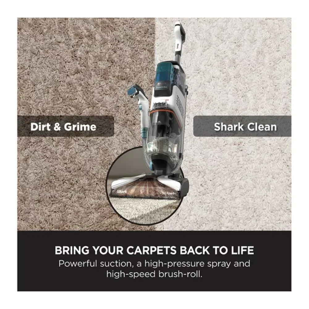 Shark CarpetXpert Deep Carpet Cleaner with Built-In StainStriker | EX200UK