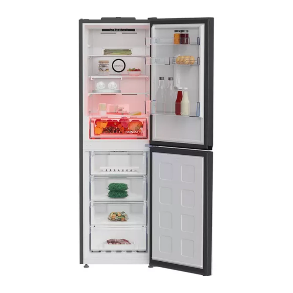 Beko Pro HarvestFresh AeroFlow 50/50 192cm Fridge Freezer - Anthracite | CNG4692VA