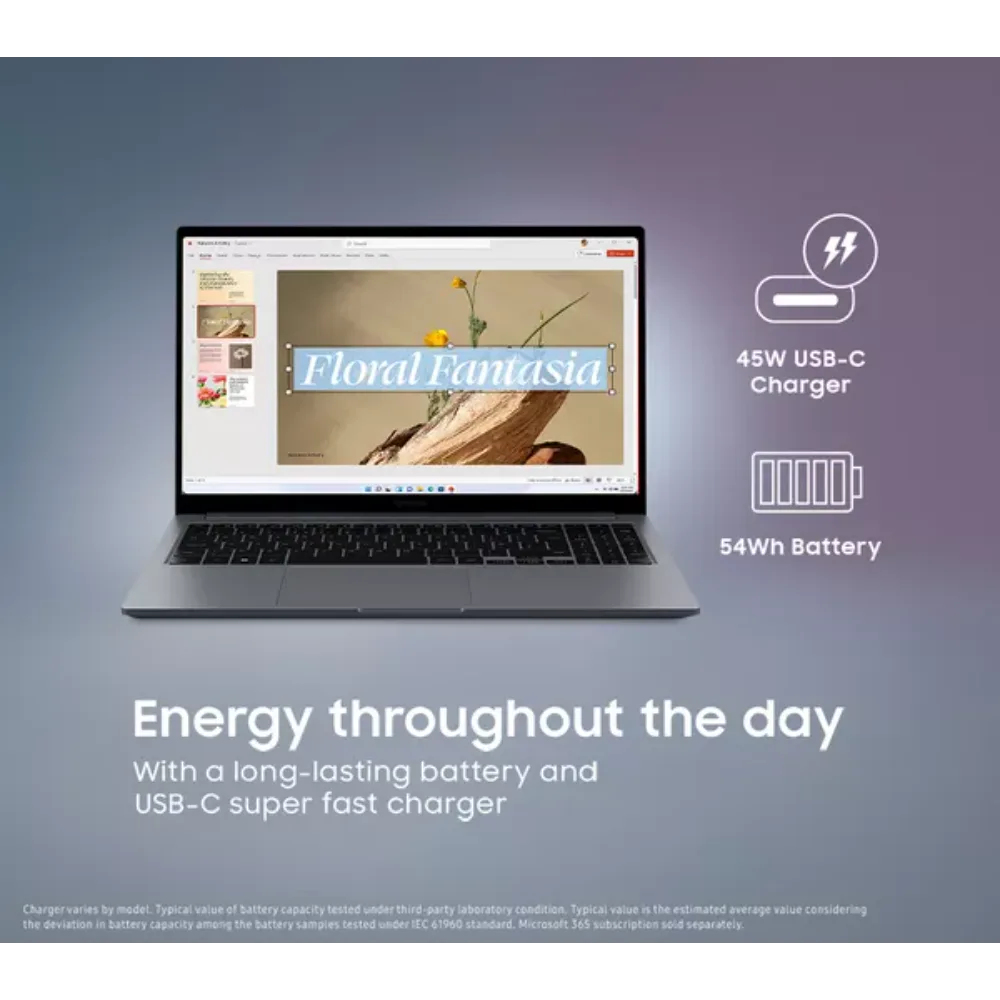 Samsung Galaxy Book4 15.6 Inch Core I3 256GB SSD 8GB RAM - Grey | NP750XGJ-KG1UK