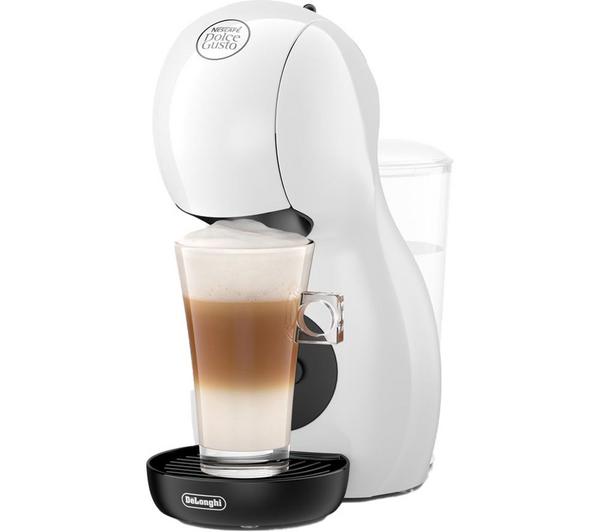DeLonghi Nescafe Dolce Gusto Piccolo XS Pod Capsule Coffee Machine - White | EDG210.WB