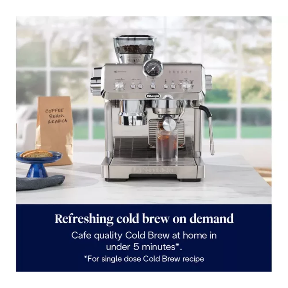 DeLonghi La Specialista Opera Manual Bean to Cup Espresso Coffee Machine Stainless Steel | EC9555.M