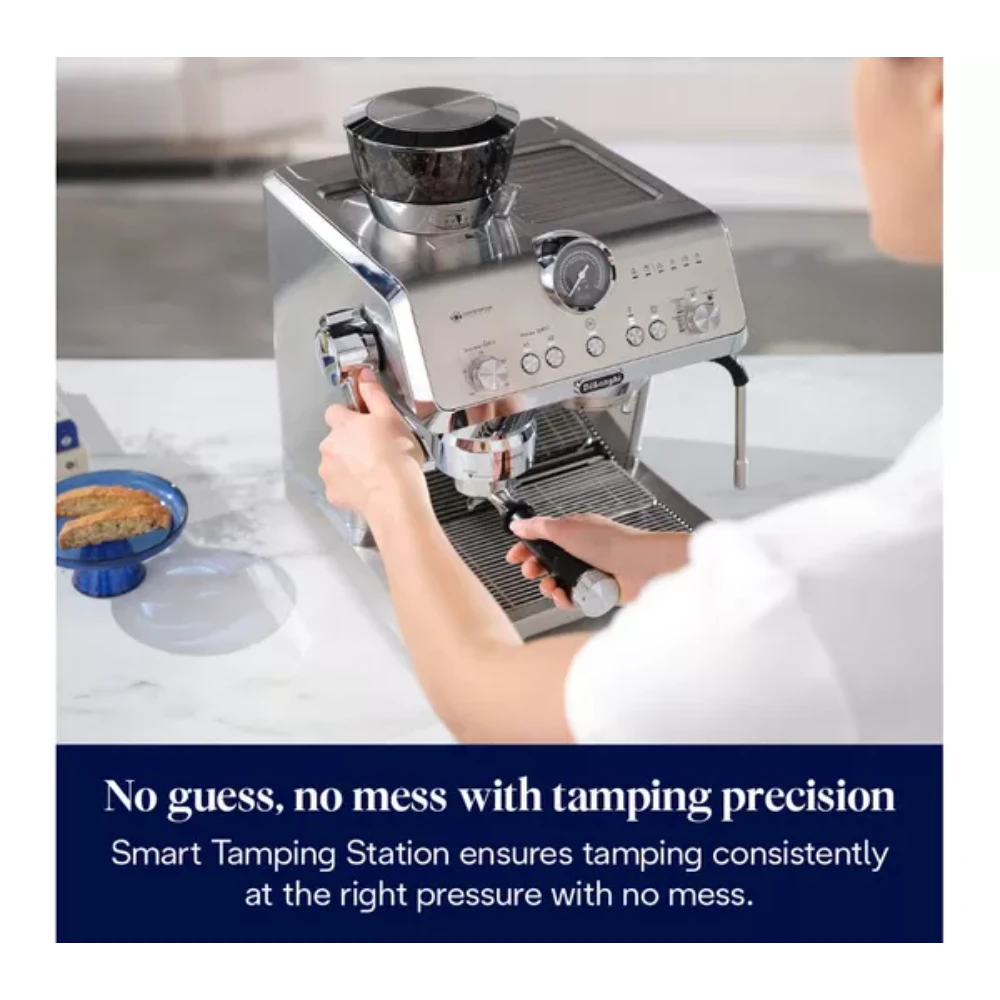 DeLonghi La Specialista Opera Manual Bean to Cup Espresso Coffee Machine Stainless Steel | EC9555.M