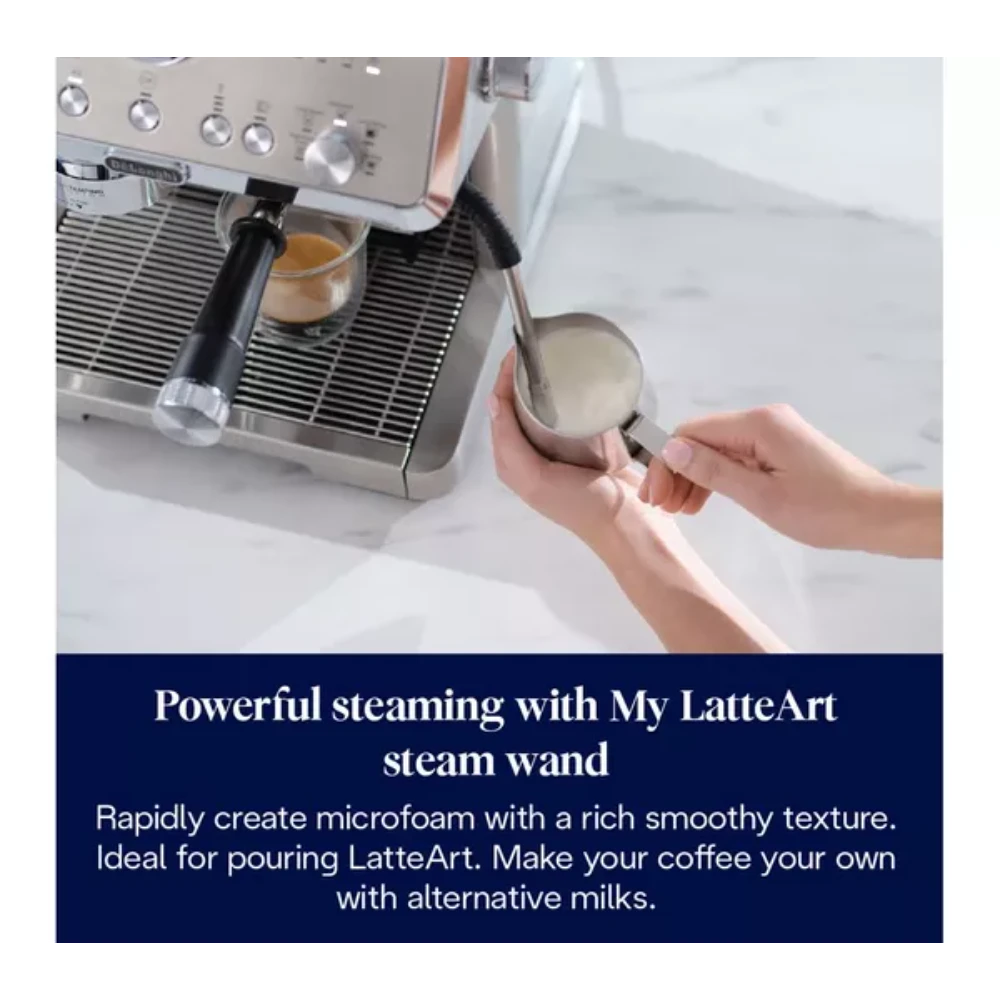 DeLonghi La Specialista Opera Manual Bean to Cup Espresso Coffee Machine Stainless Steel | EC9555.M