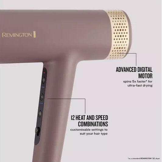 Remington AIRvive Digital Hair Dryer - Dusty Pink | EC8930U51