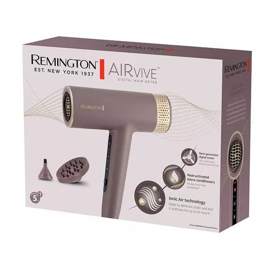 Remington AIRvive Digital Hair Dryer - Dusty Pink | EC8930U51