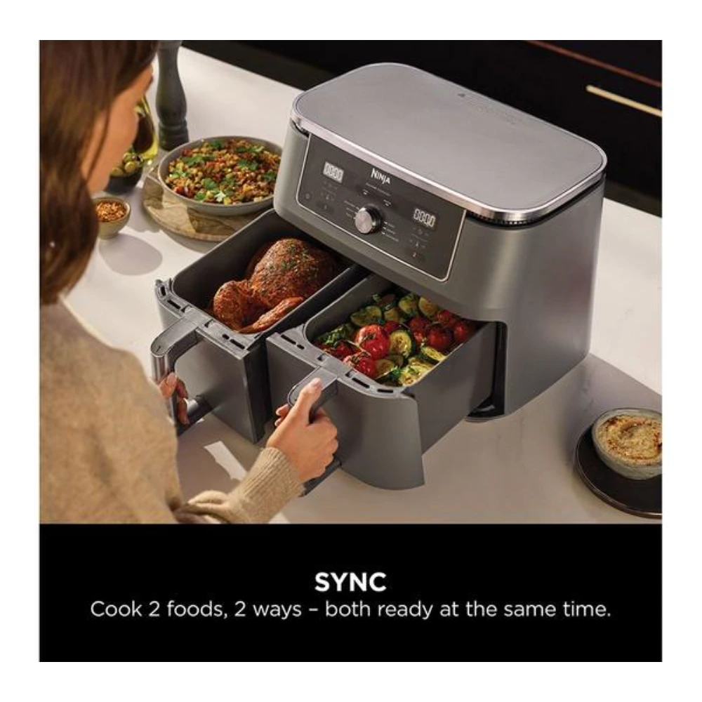 Ninja 9.5 Litre Foodi Max Dual Zone Air Fryer - Black | DZ400UK