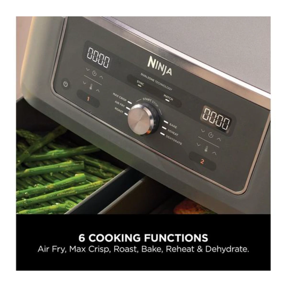 Ninja 9.5 Litre Foodi Max Dual Zone Air Fryer - Black | DZ400UK