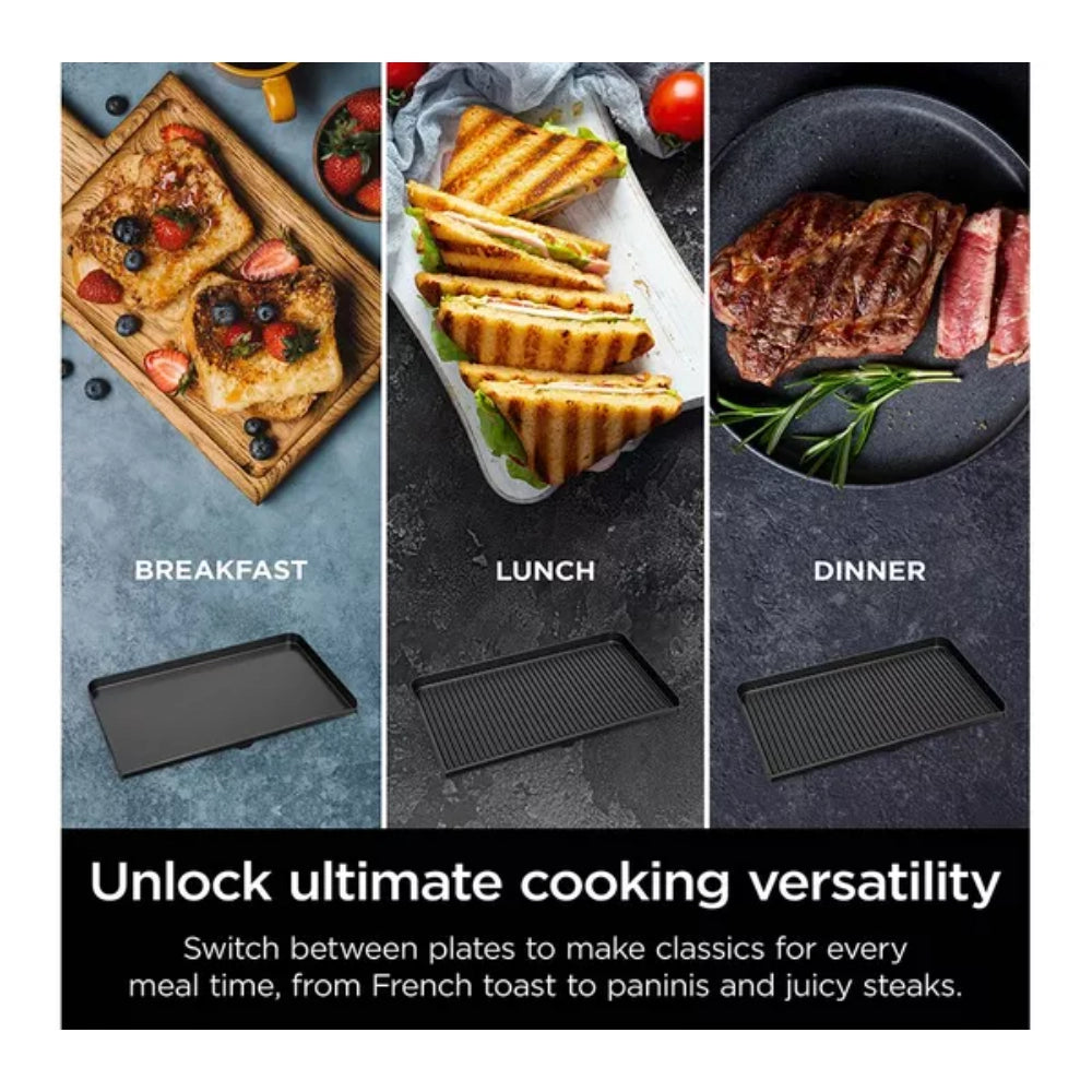 Ninja Sizzle Pro XL Grill and Flat Plate | GX101UK