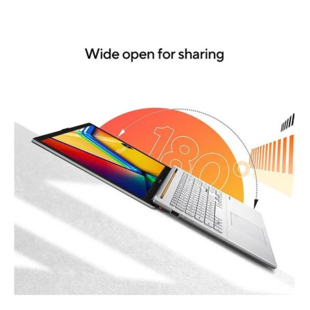 Asus Vivobook Go 15.6 Inch Laptop AMD Ryzen 5 8GB RAM 512GB SSD - Silver | SE1504FA-BQ2075W