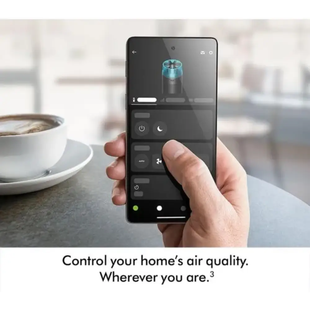 Dyson HushJet Compact HJ10 Air Purifier - White and Silver | 491121-01