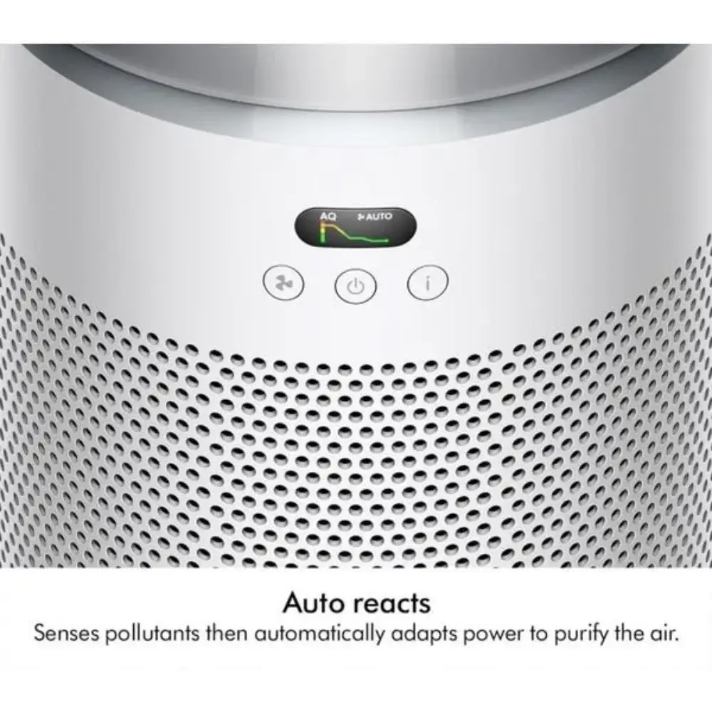 Dyson HushJet Compact HJ10 Air Purifier - White and Silver | 491121-01