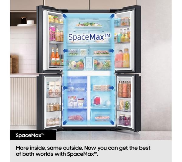Samsung Series 8 SpaceMax Smart Fridge Freezer - Refined Inox | RF50C510ES9/EU