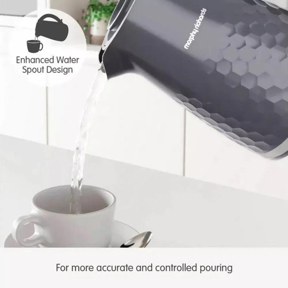 Morphy Richards Hive Electric Jug Kettle 1.5 Litre - Grey | 108273