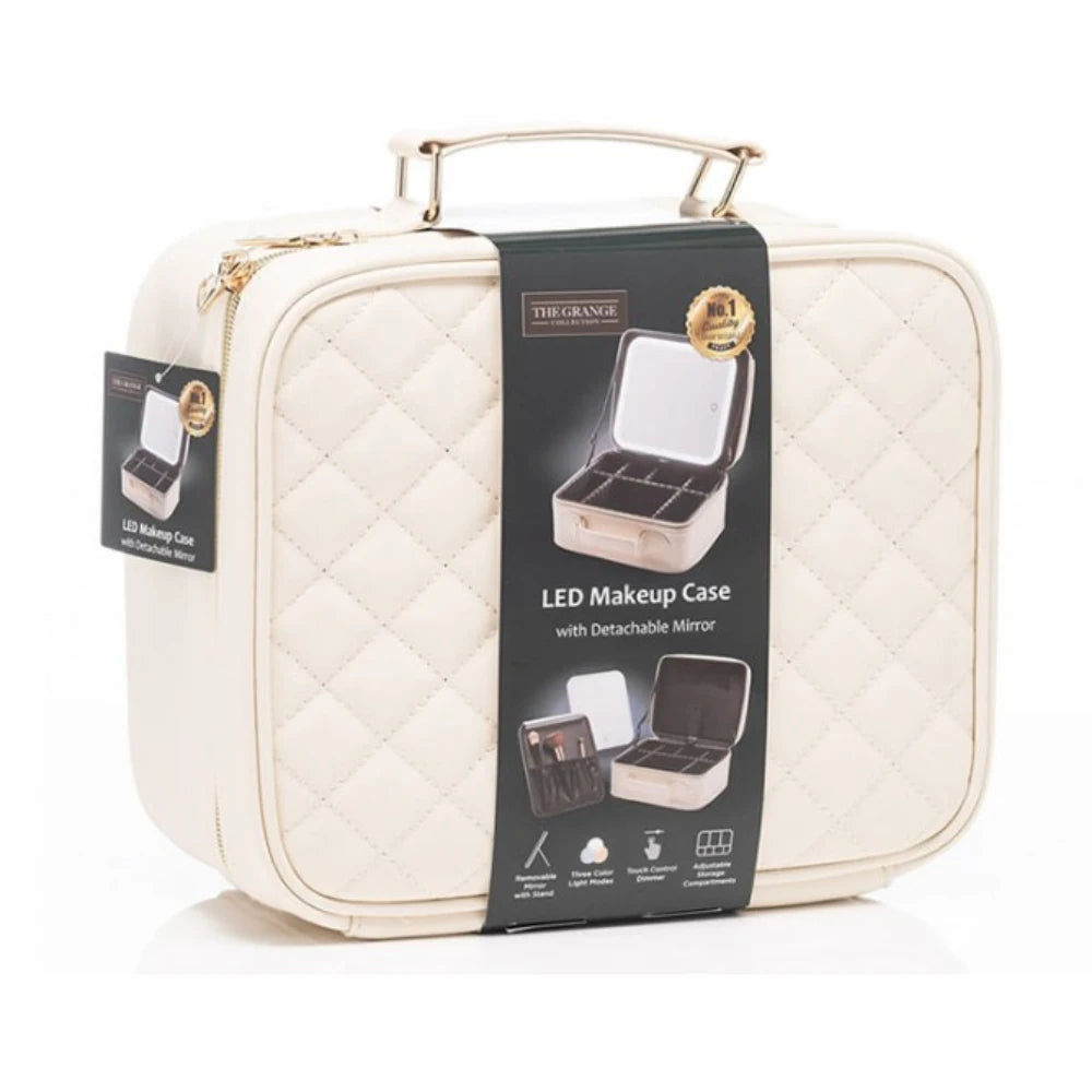 The Grange Collection Hollywood Portable Makeup Travel Case with LED Mirror | HB168