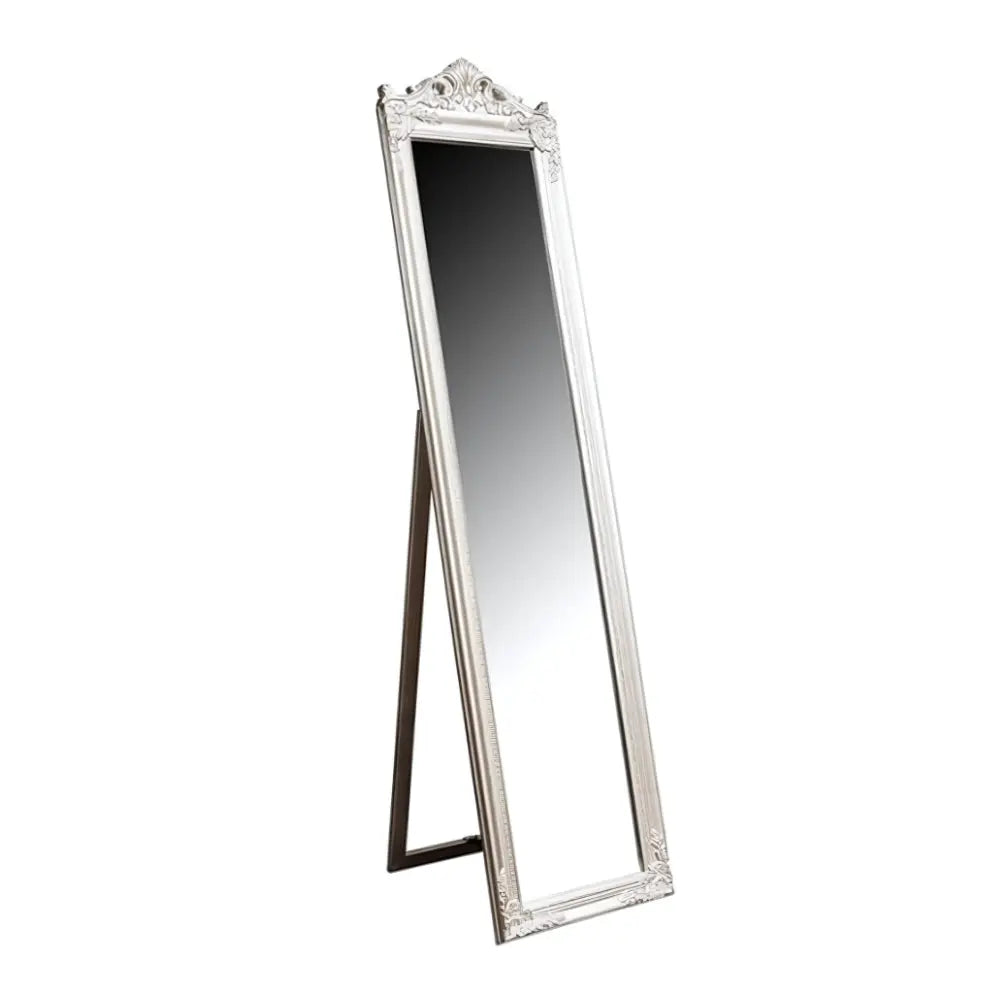 The Grange Collection Cheval Mirror 172cm x 40cm - Champagne Silver | LY75