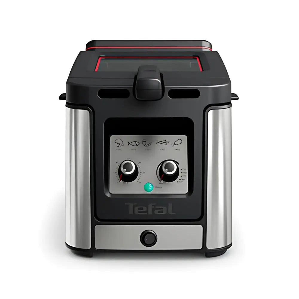 Tefal Clear Duo 3.5 Litre Deep Fryer - Stainless Steel | FR600DGO