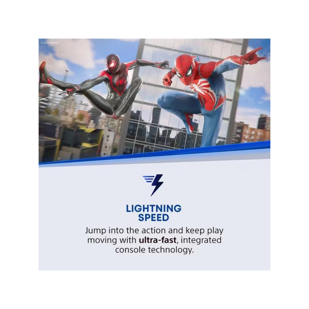 SONY PlayStation 5 PS5 Digital Edition (Model Group - Slim) 1TB with Dual Sense Controller - White | P5HEHWSNY57728