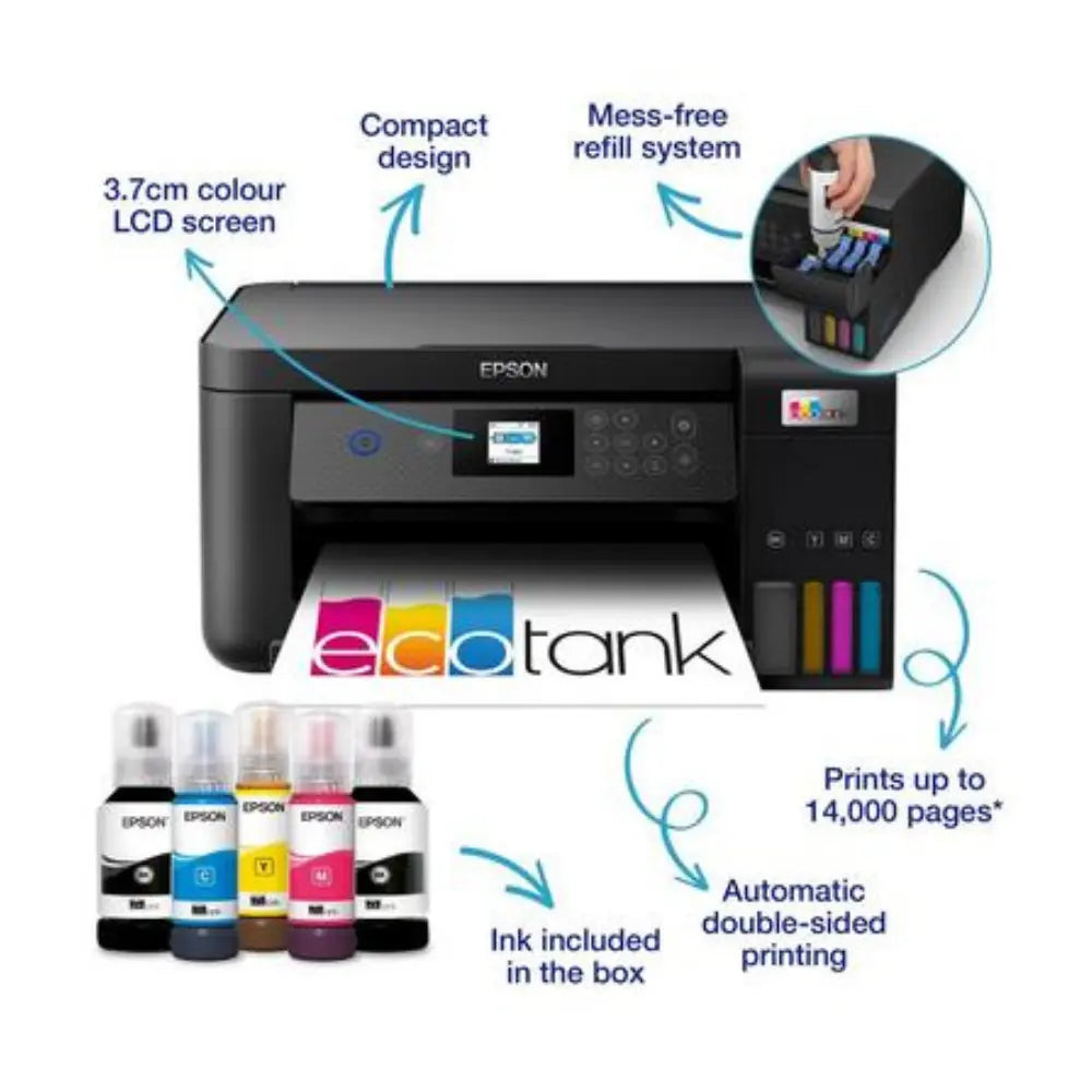 EPSON EcoTank ET-2850 All-in-One Wireless Inkjet Printer | C11CJ63401