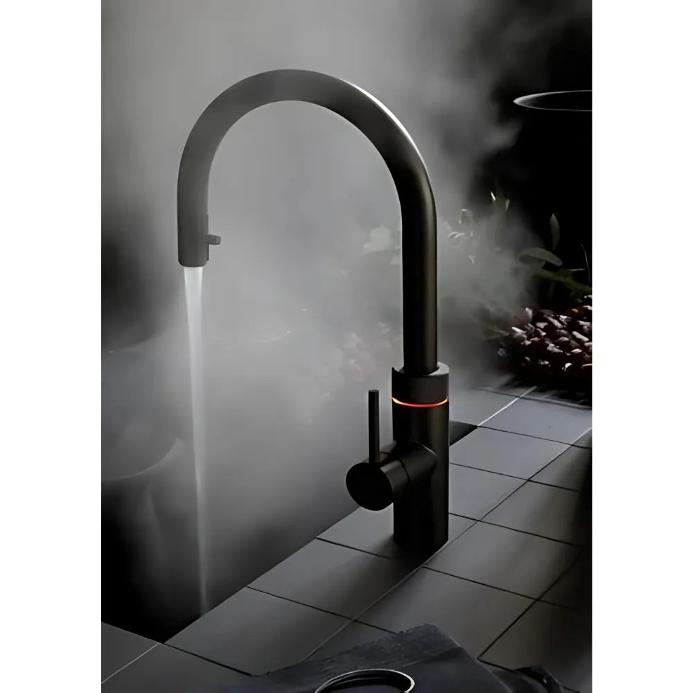 Quooker PRO3 Flex Boiling Water Kitchen Tap - Black | 3XBLK