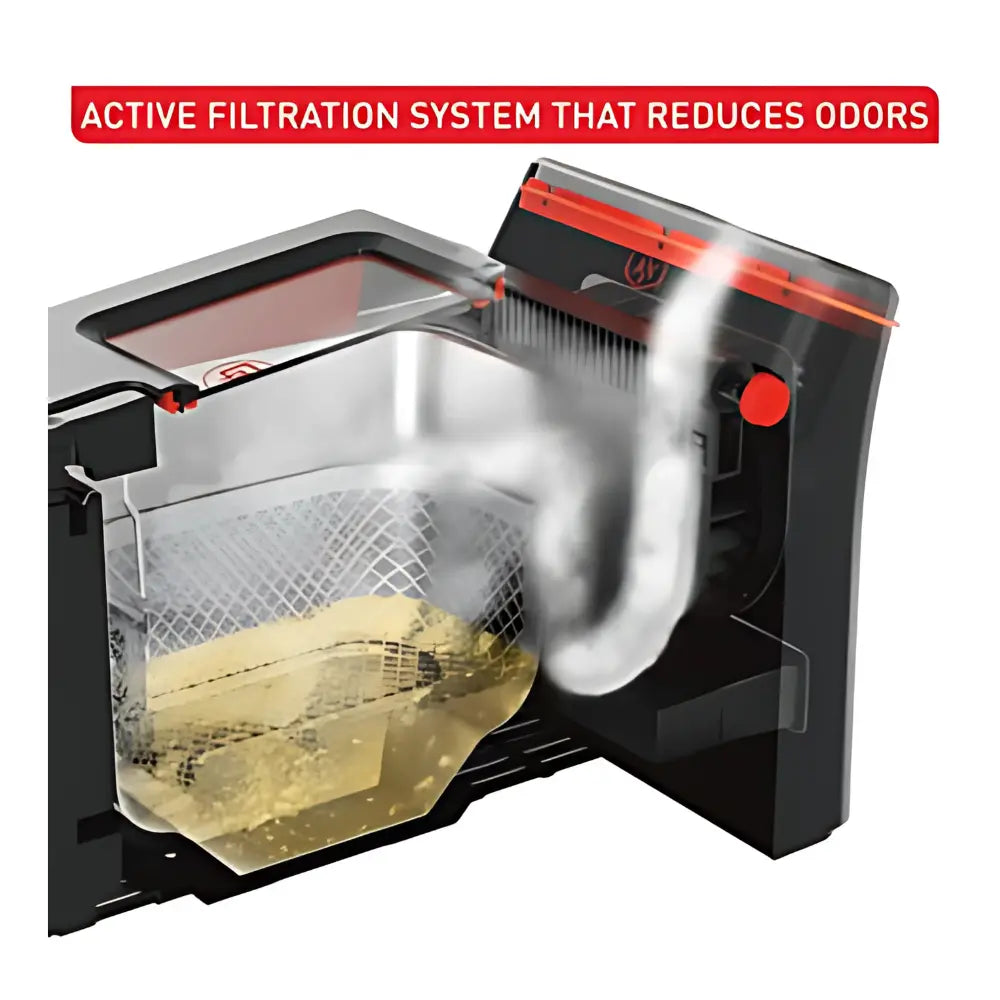 Tefal Clear Duo 3.5 Litre Deep Fryer - Stainless Steel | FR600DGO