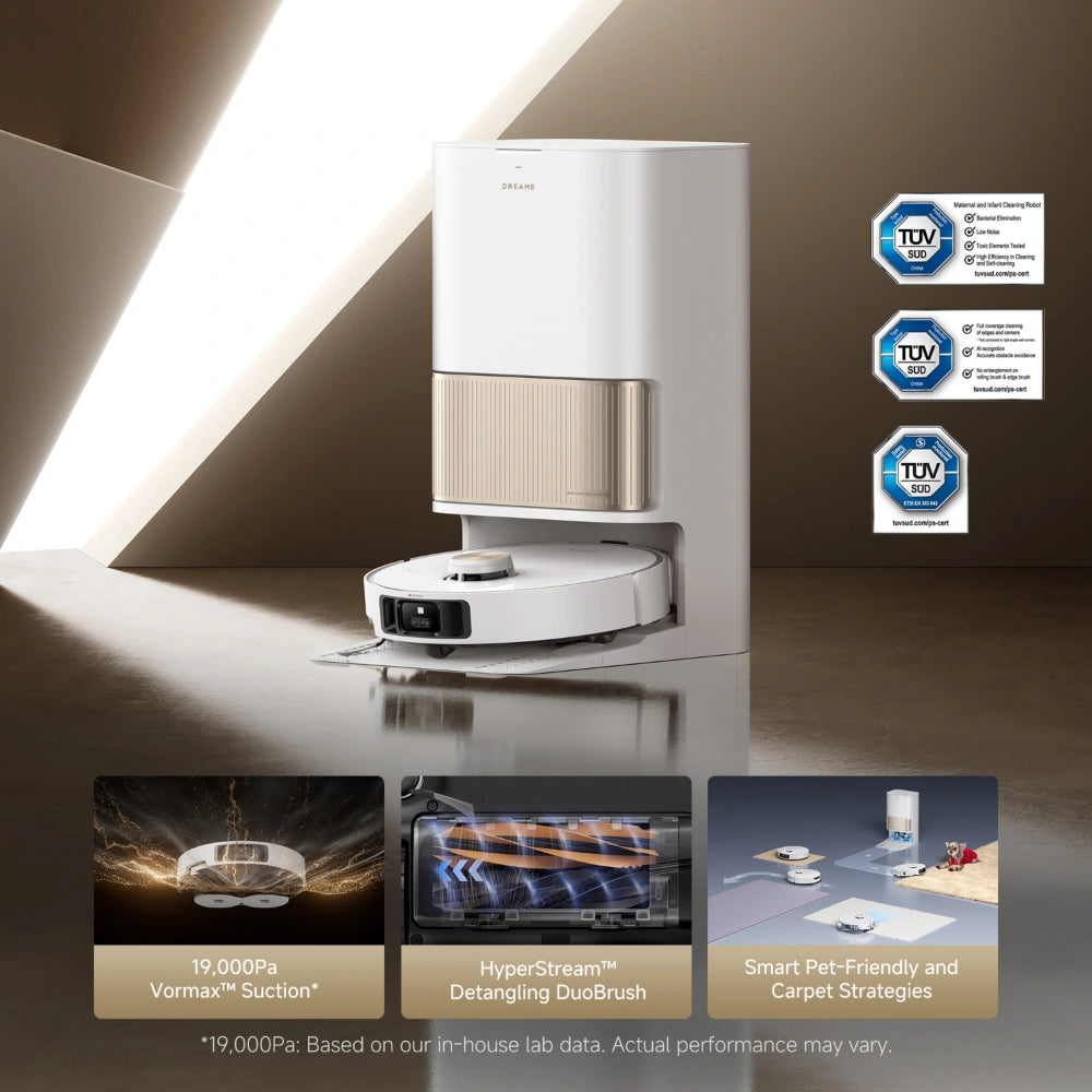 Dreame L40s Pro Robotic Robot Vacuum Cleaner - Ultra White | RLL74CE