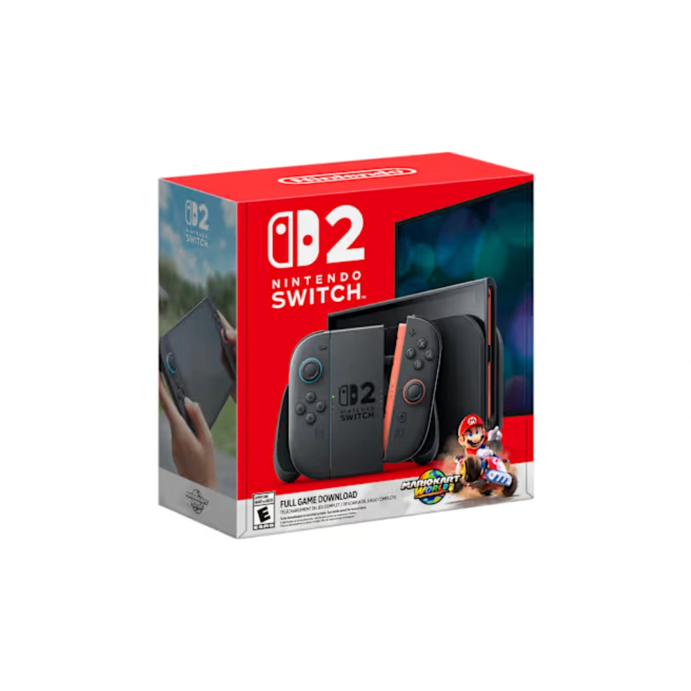 Nintendo Switch 2 Console with Mario Kart World Bundle - Black | 10015921