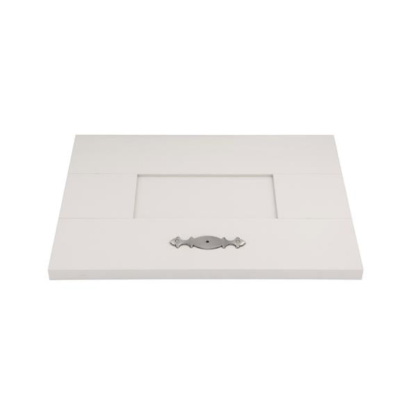 Pewter Giulio cabinet knob backplate 96mm | 0309020