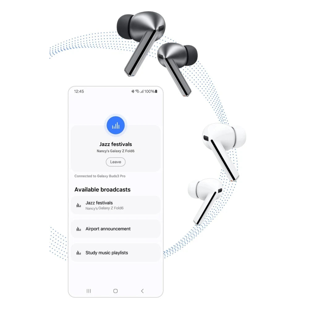 Samsung Galaxy Buds3 Pro In-Ear Wireless Earbuds - Silver | SM-R630NZAAEUA