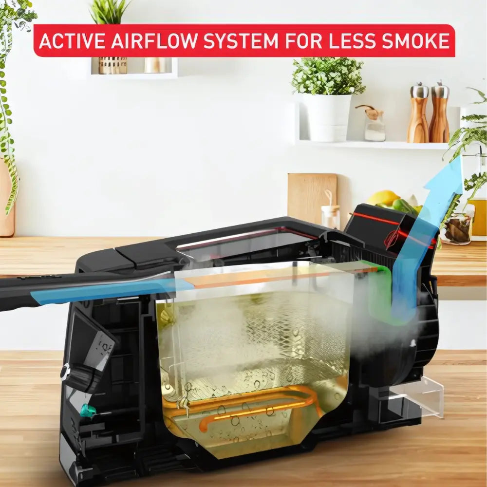 Tefal Clear Duo 3.5 Litre Deep Fryer - Stainless Steel | FR600DGO