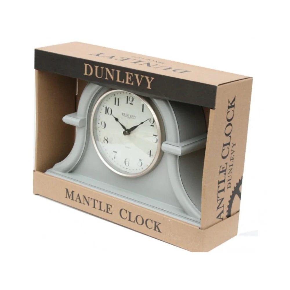 Dunlevy 32cm Napolean Mantel Clock- Grey | CL7030G