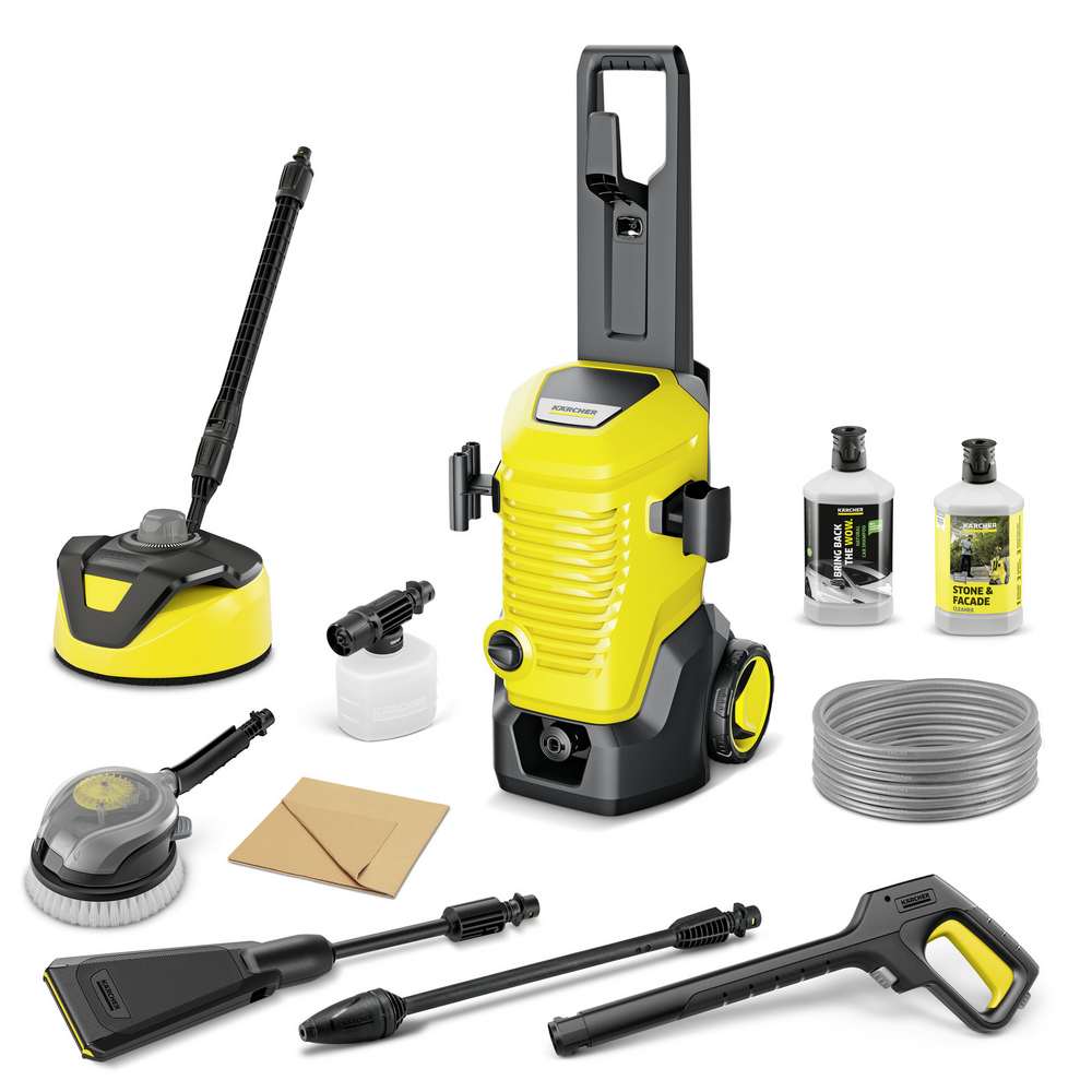 Karcher K5 WCM Flex eco!Booster Pressure Power Washer with Car and Home Kit | 1.324-408.0