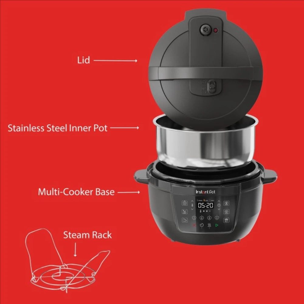 Instant Pot Classic XL Multi Cooker 7.1 Litre - Black | 140-0019-01-UK