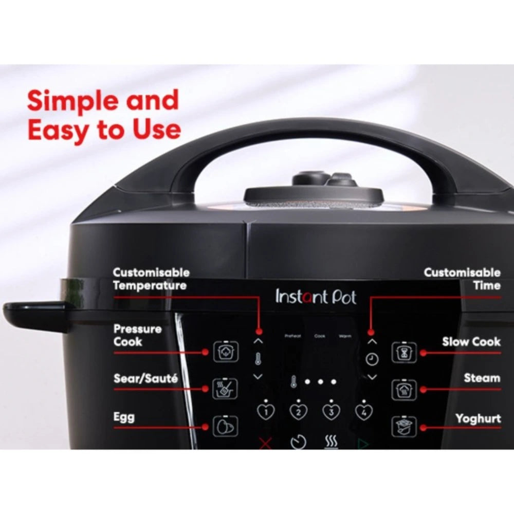 Instant Pot Classic XL Multi Cooker 7.1 Litre - Black | 140-0019-01-UK