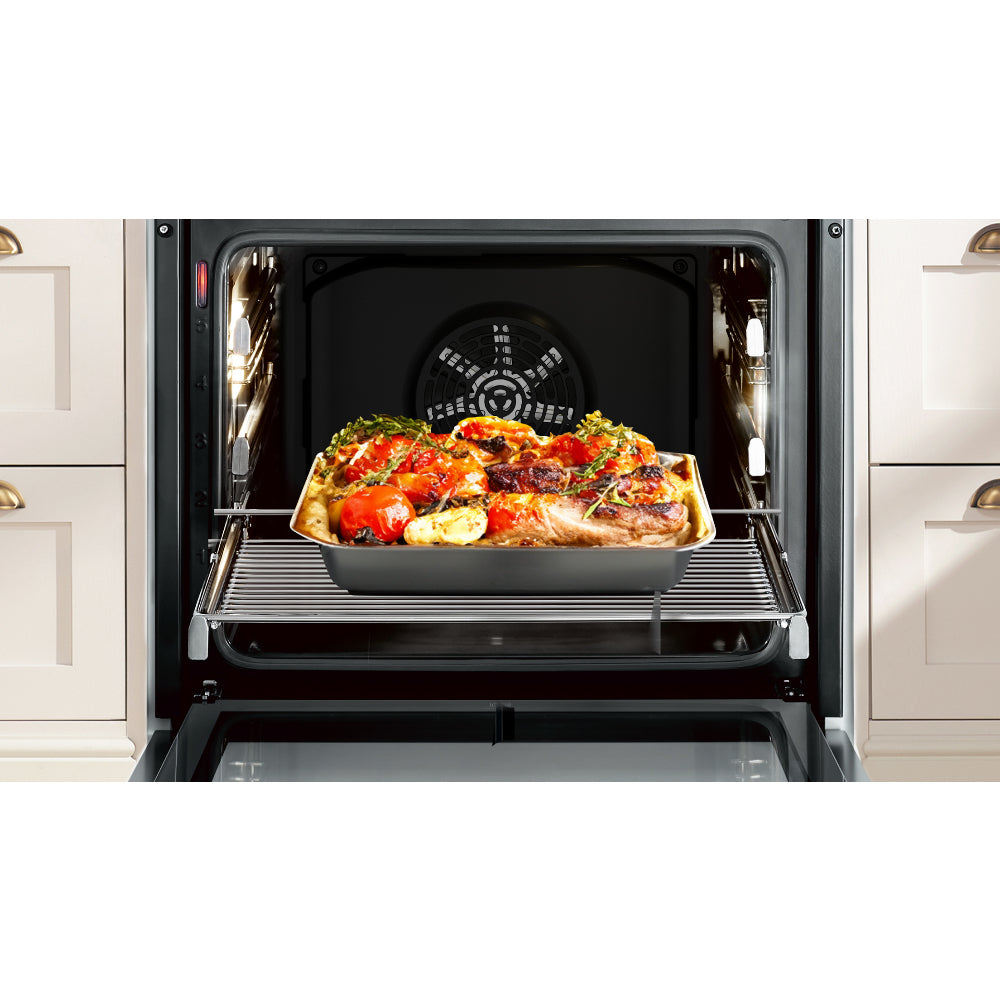 Blomberg AeroChef Built In Single Oven Multifunction - Dark Steel | ROEN9222DX