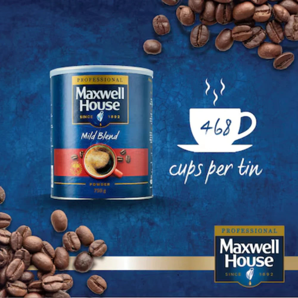 Maxwell House Instant Coffee Tin 750g - Mild Blend | 74797