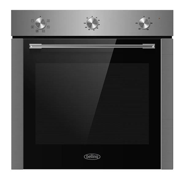 Belling 60cm Built-In Single Fan Oven - Steel Bake