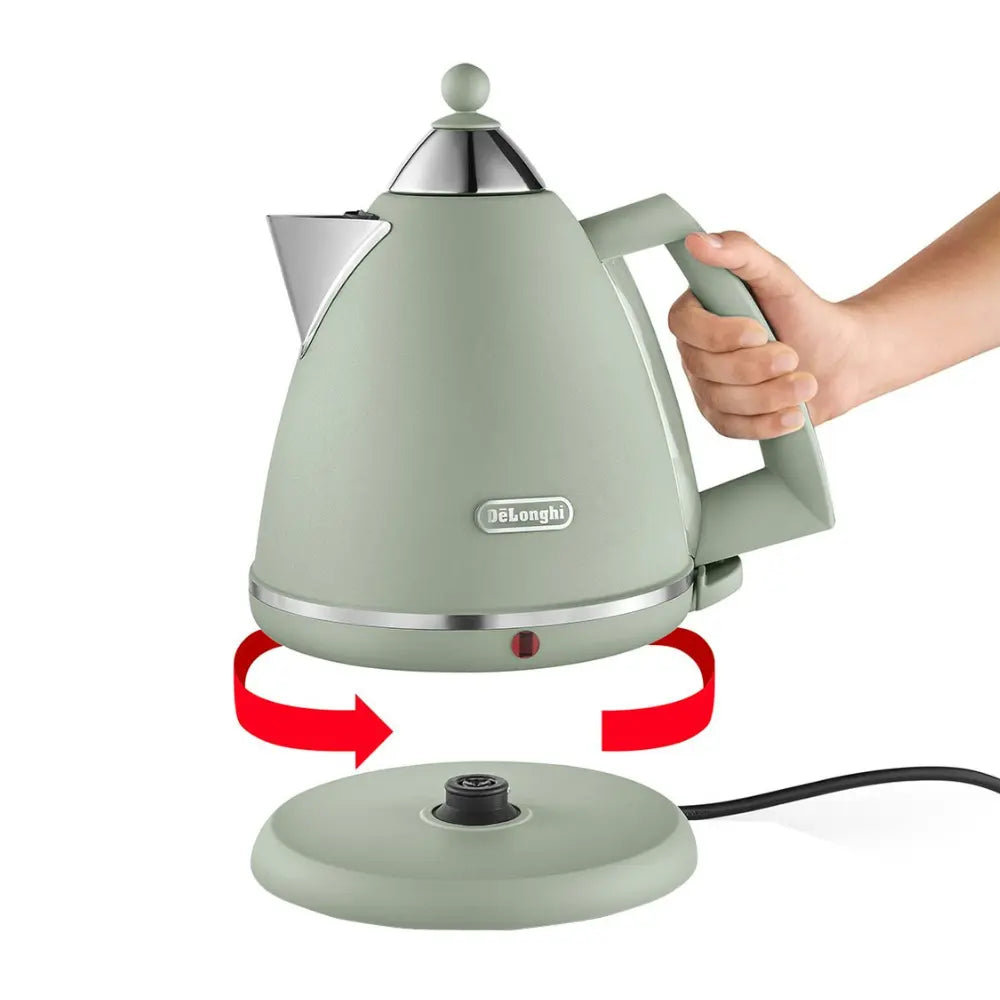 Delonghi Argento Flora 1.7 Litre Kettle - Green | KBX3016.GR