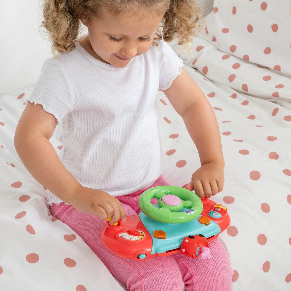 Peppa Pig Activity Dashboard Interactive Steering Wheel | 1500027.EX